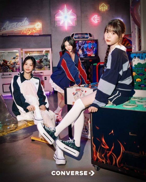 Hearts2Hearts in CONVERSE campaign, highlighting individuality and free expression.