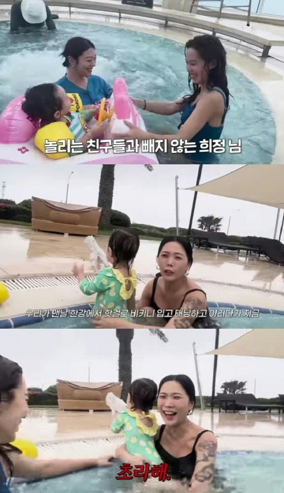 Dancer Honey J enjoys quality time with her daughter Love on a Jeju getaway