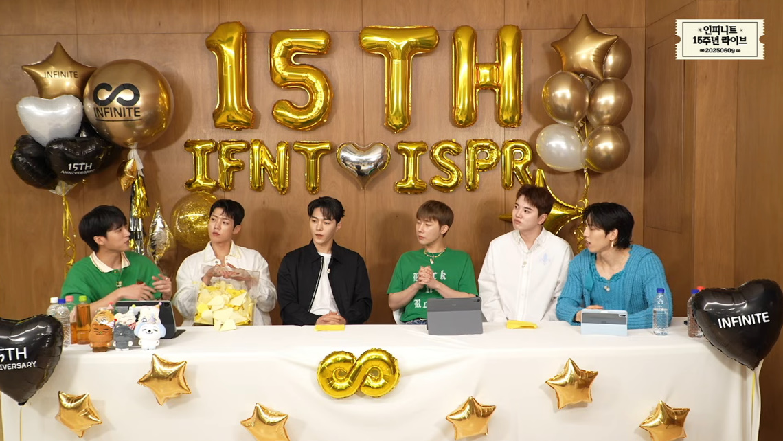 K-pop group INFINITE marks their 15th milestone with a special live event and concert film.
