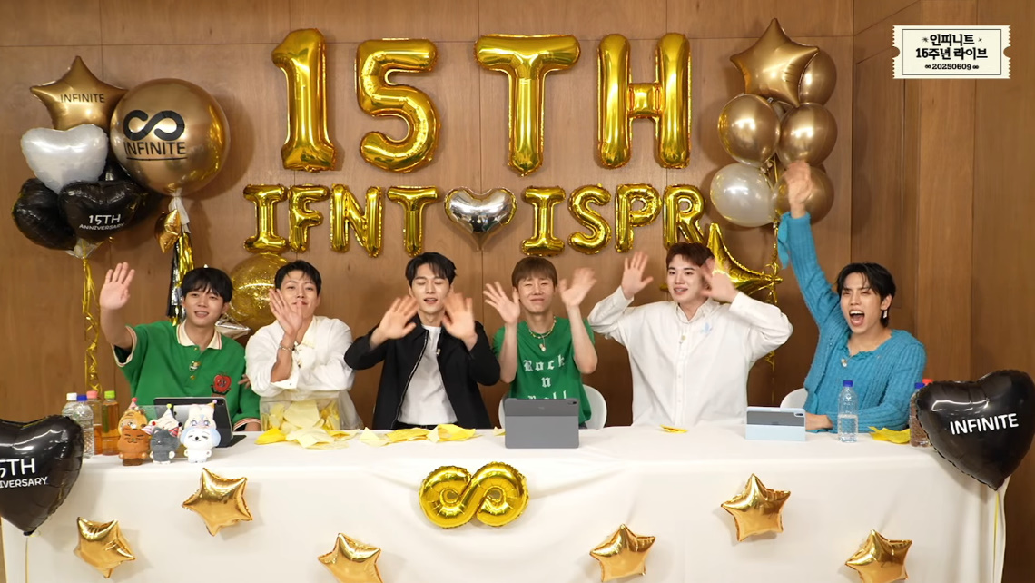 INFINITE's 15th anniversary celebrated with global fans and a tour concert film release.