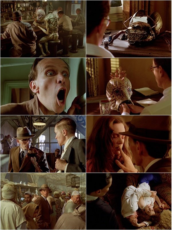 William Lee encounters bizarre figures in the 4K release of Naked Lunch