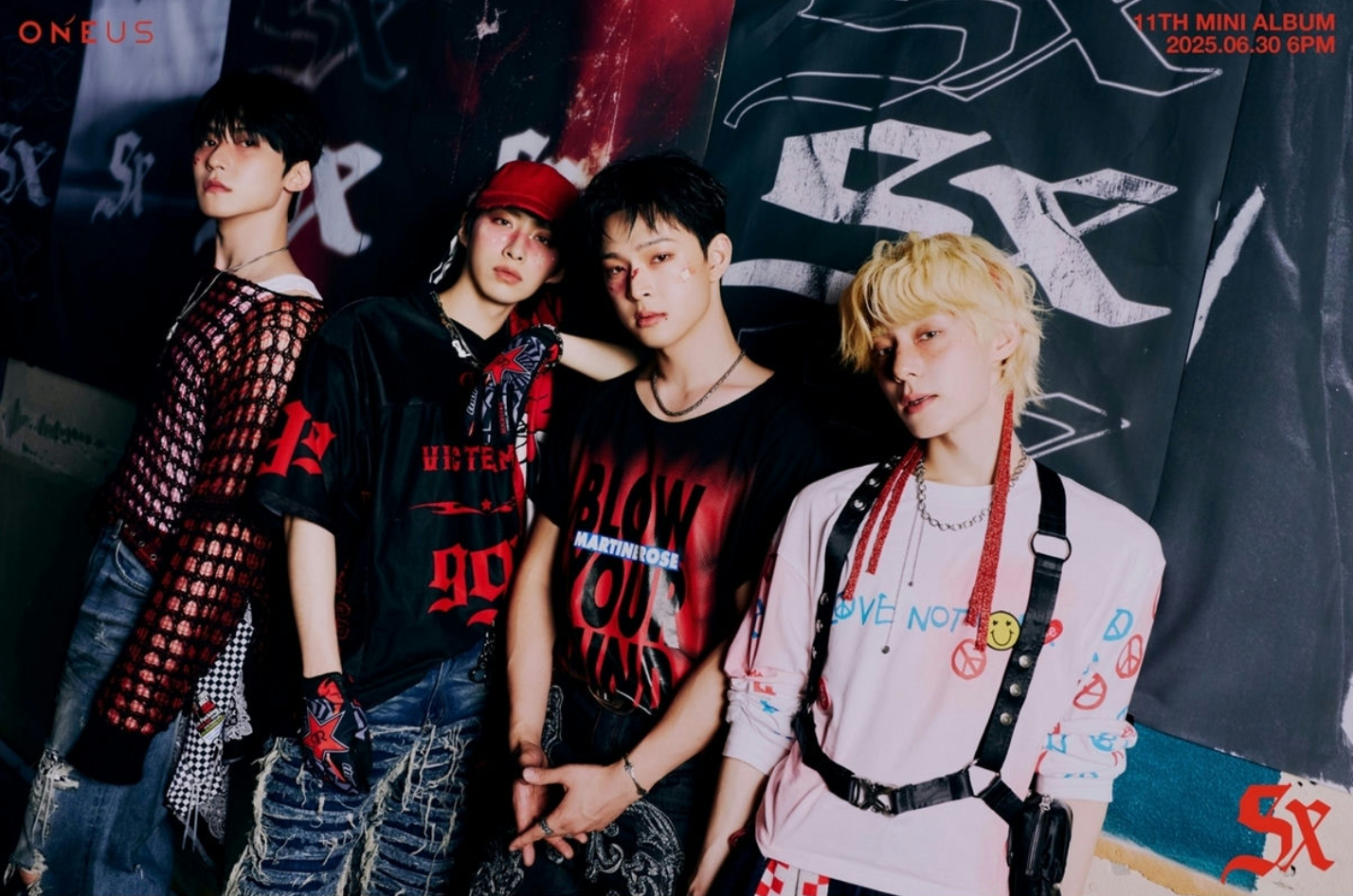 ONEUS introduces 5x with a rebellious concept