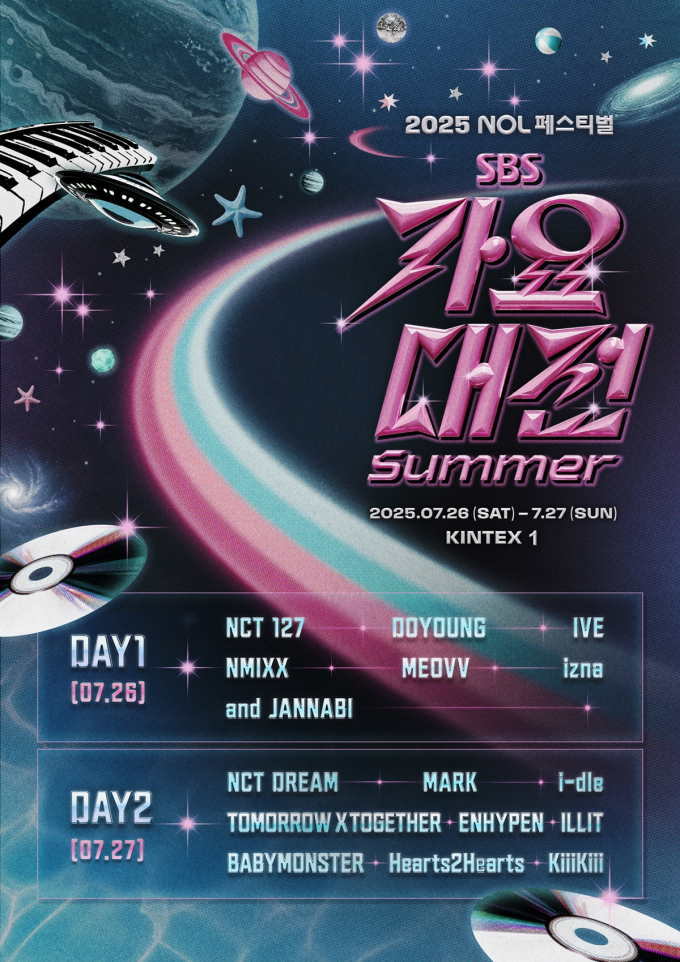SBS Gayo Daejeon Summer unveils its second star-studded lineup for 2025 music fans
