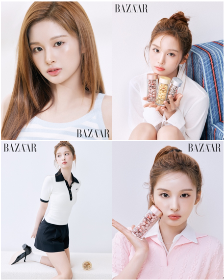 Explore Seol-Yoon's beauty shoot with Elizabeth Arden in Harper's Bazaar Korea.