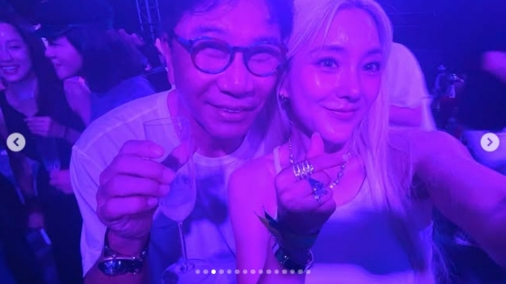 Bada and Eugene share heartfelt moments with Lee Soo-man in nostalgic meetup