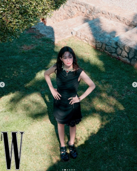 Shin Min-a's daring style and elegance featured in W KOREA's recent photoshoot.