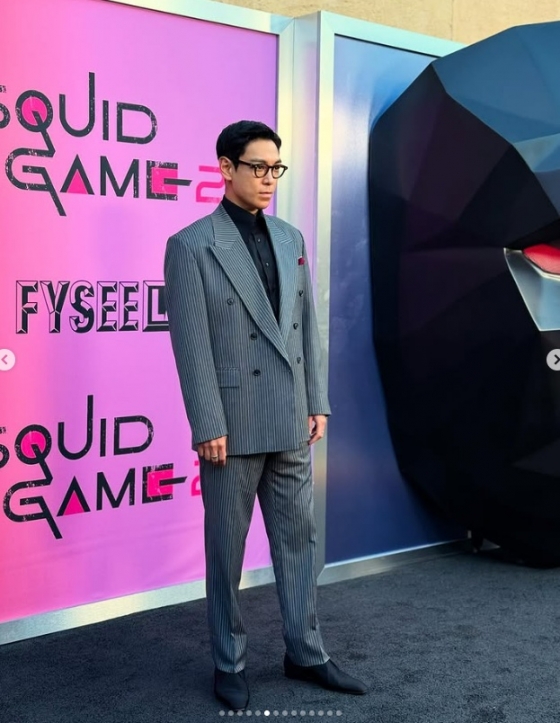 Hollywood sees BigBang's T.O.P at Squid Game event alongside famous actors