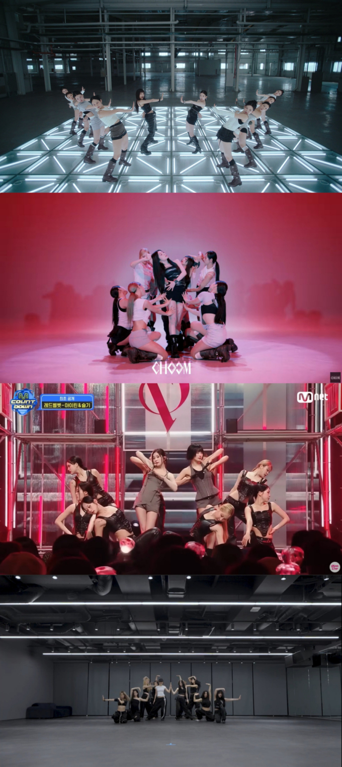 Red Velvet IRENE & SEULGI performing their hit song TILT with dynamic choreography