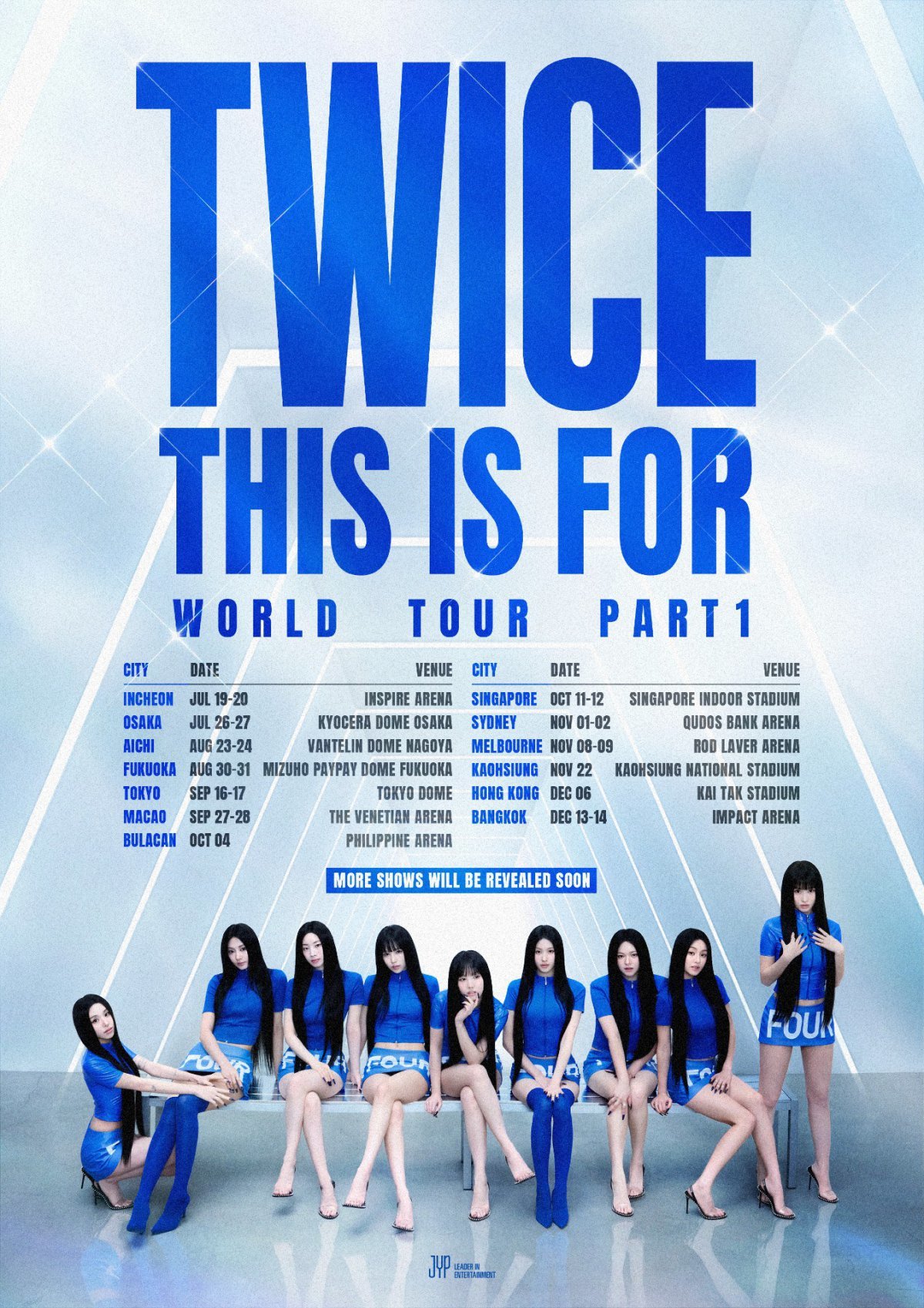 Twice launches groundbreaking 360degree world tour with stunning stage effects