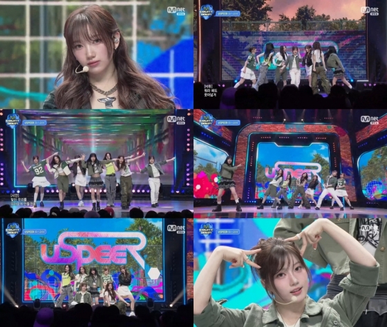 M Countdown stage lit up by USPEER debut single SPEED ZONE performance