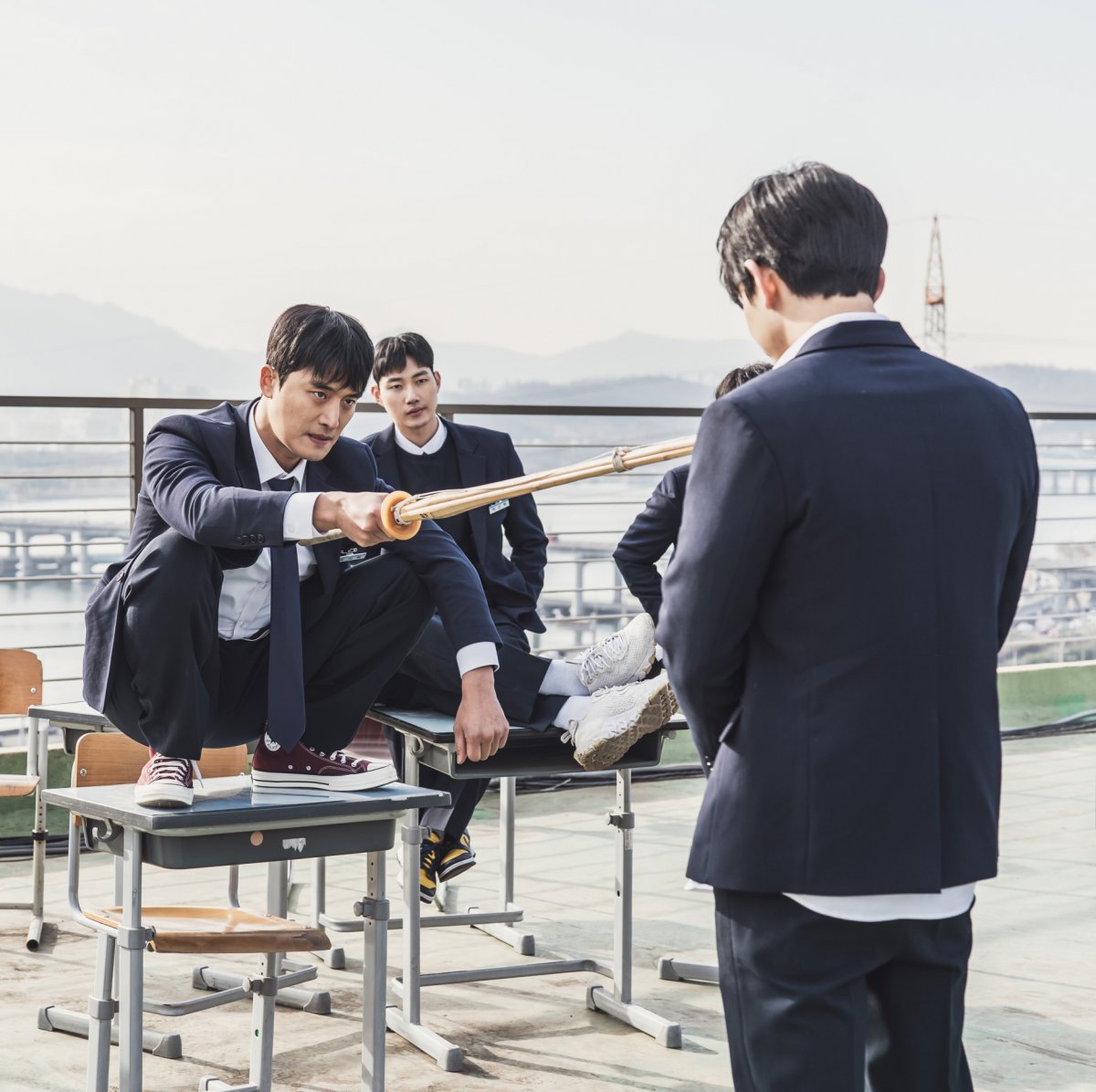Watch Lee Se-ho captivate audiences as a menacing villain in ONE: High School Heroes.