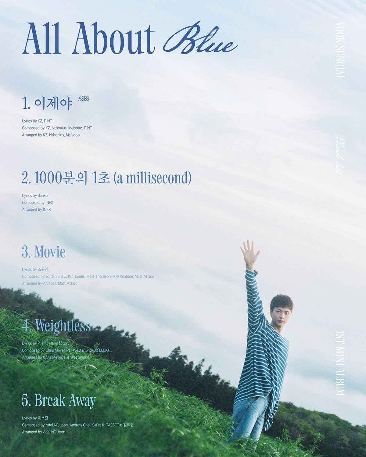 Experience Yook Sungjae's musical evolution with his new album All About Blue