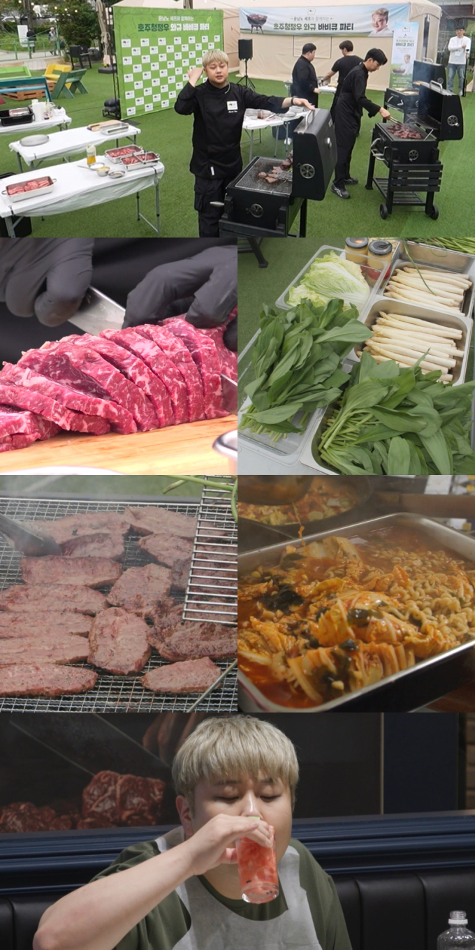 Chef Yoon Nam-no grills Australian beef on Omniscient Interfering View