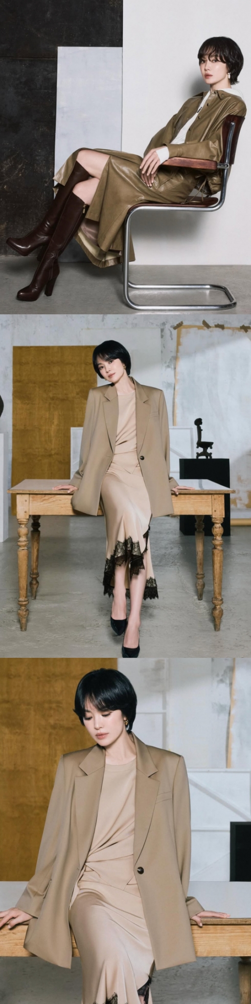 Explore Song Hye-kyo's collaboration with a fashion brand in this fall preview.